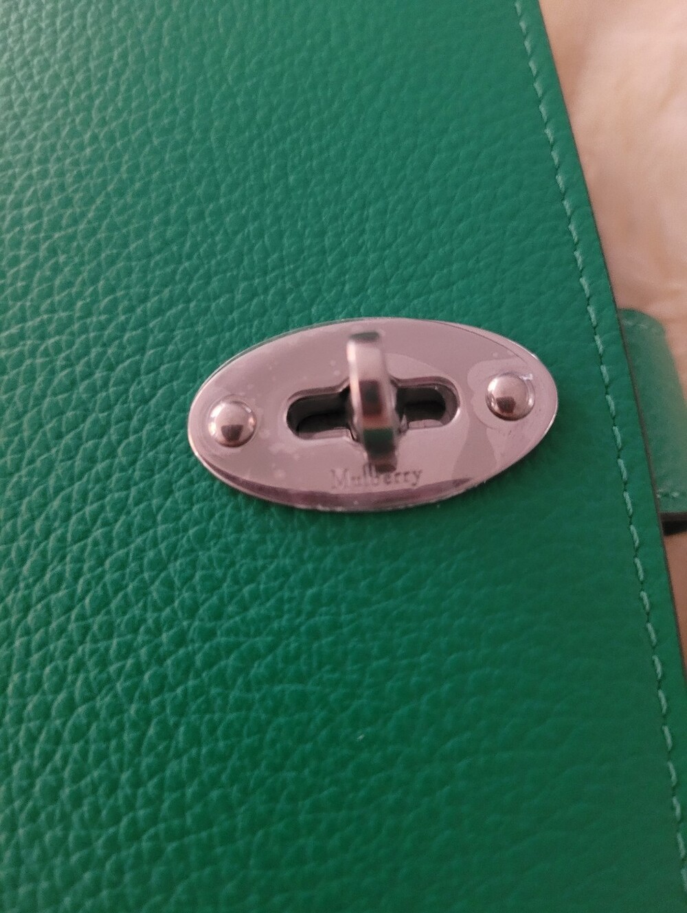 Mulberry Postman's Lock Agenda book Diary Green NEW - Picture 5 of 9